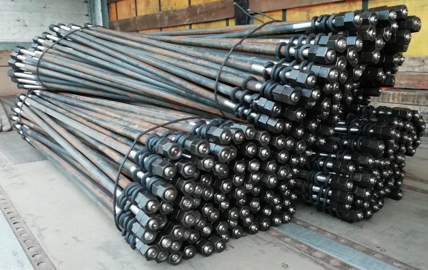 Трамвайная тяга ТП-24 в сборе с шайбой м24 и гайкой м24